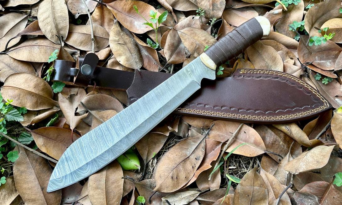 Mont手工大馬士革鋼大砍刀:打造 掌握自然的利刃之美