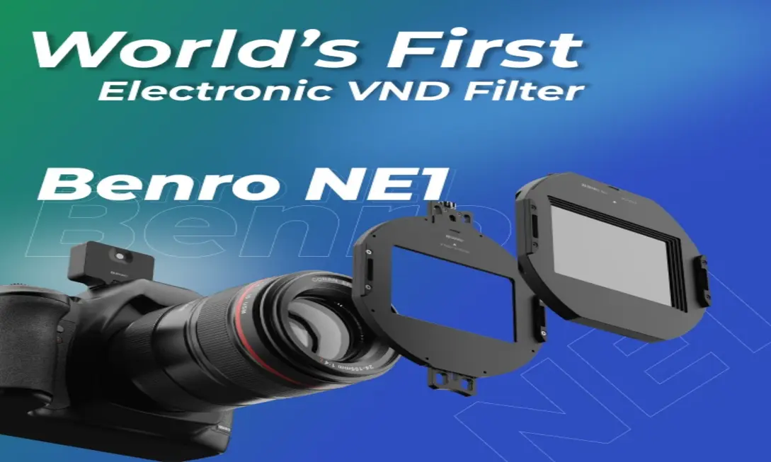 Benro NE1 電子可變ND濾鏡：自動調光無偏色，攝影師拍出電影級大片！